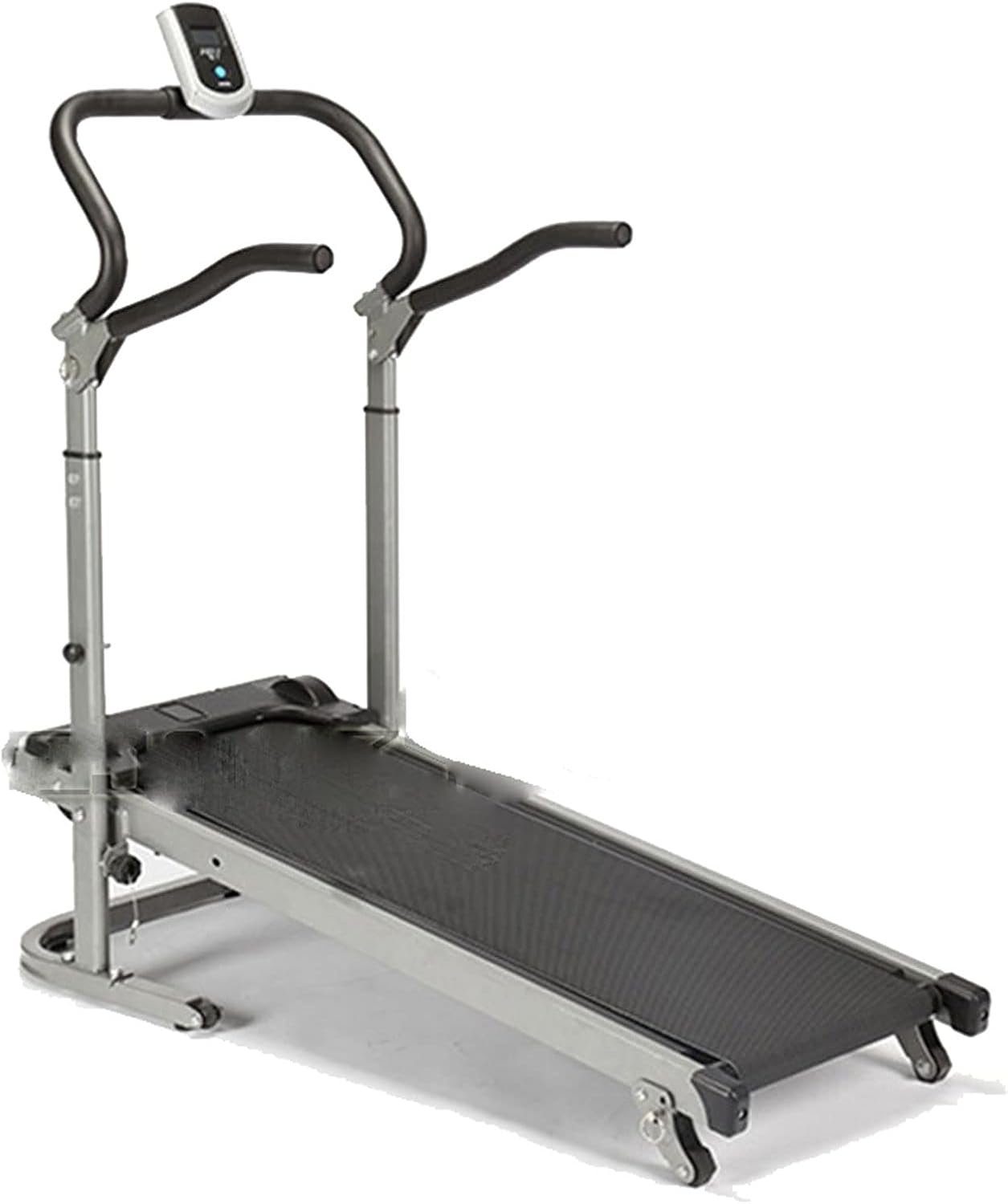 Treadmills Shock-Absorbing Mechanical Treadmill Raised and Lowered with Handrail Walk Machine Large Fitness Equipment Home Cardio Workout