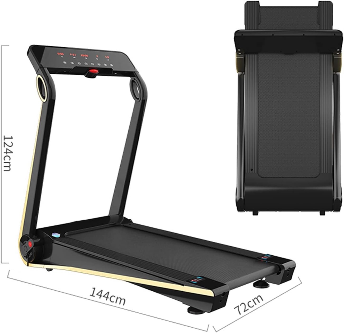 Treadmills for Home Household Electric Cushion Super Quiet Small Folding Cushion Simple Indoor Fitness Equipment - Image 2