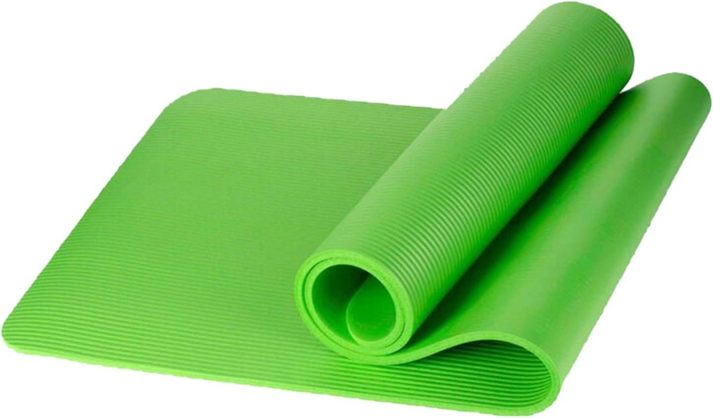 Outdoor Indoor 15mm Foldable Exercise Yoga Mat Non-Slip Thick Pad Fitness Pilates Mat Camping Sleeping Mattress (Color : 01)